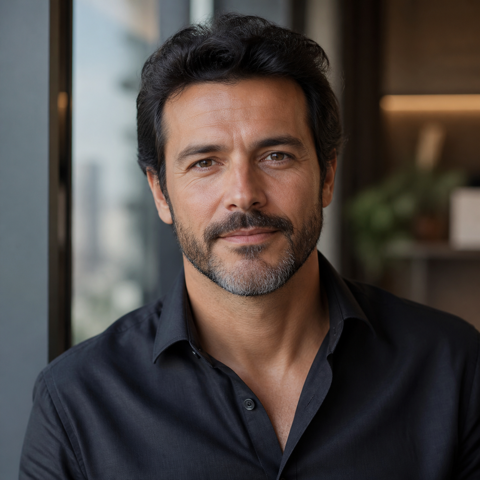 Retrato ilustrativo de Ricardo Nogueira